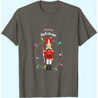T-shirts Classiques de Noël Soldat Casse-Noisette pour Hommes