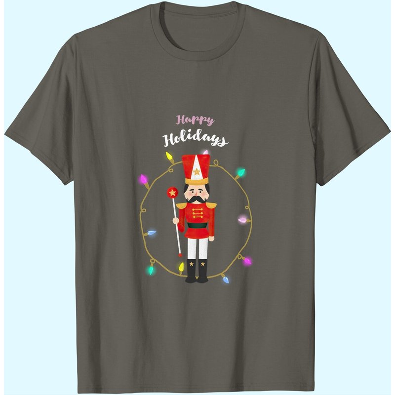 T-shirts Classiques de Noël Soldat Casse-Noisette pour Hommes — T-shirts pour hommes