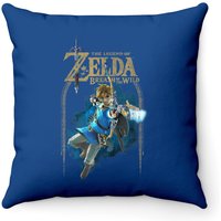 Zelda Breath Of The Wild Link Arch Throw Pillow Cover — Decorative Cushions