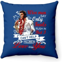 Elvis Presley Falling In Love With You Throw Pillow