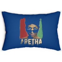 Aretha Franklin Lumbar Pillow — Decorative Cushions
