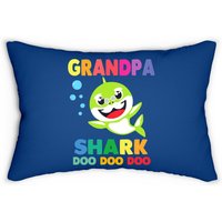 Coussin Lombaire Grandpa Shark en Bleu Royal