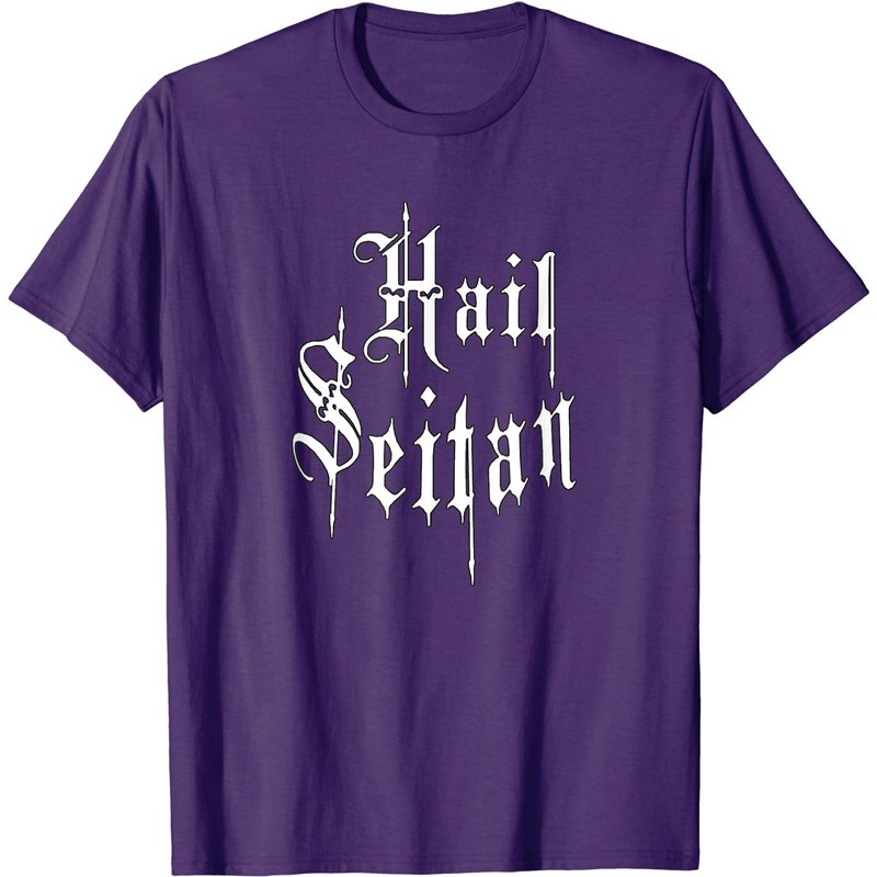 T-shirt Saitan Hail Seitan pour hommes - Noir — T-shirts pour hommes