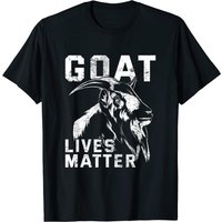 Goat Lives Matter Funny Goat Animal Lover T-Shirt for Men — Mens T Shirts