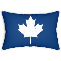 Canada Maple Leaf Vintage Lumbar Pillow for Canada Day — Decorative Cushions