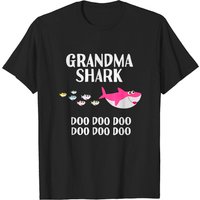 T-shirt pour hommes Grandma Shark Doo Doo pour la fête des mères et Noël — T-shirts pour hommes