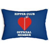 Zipper Club Official Member Open Heart Surgery Lumbar Pillow — Decorative Cushions