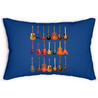 Coussin Lombaire Cute Guitar Rock N Roll — Coussins décoratifs