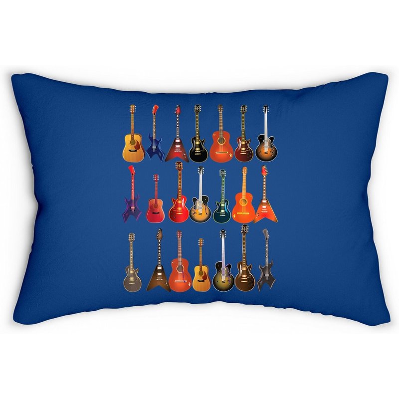 Coussin Lombaire Cute Guitar Rock N Roll — Coussins décoratifs