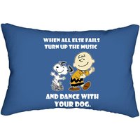 Coussin Lombaire Snoopy - Quand Tout Autre Échoue, Montez La Musique