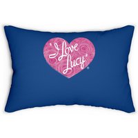 Coussin lombaire adulte I Love Lucy Lucille Ball Logo Roses Roses — Coussins décoratifs