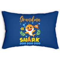 Grandma Shark Gift Baby Shark Family Matching Lumbar Pillow — Decorative Cushions