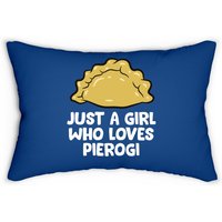 Just A Girl Who Loves Pierogi Coussin Lombaire — Coussins décoratifs