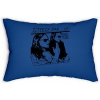 Steely Dan Lumbar Pillow in Royal Blue