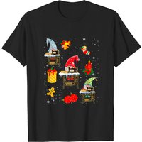 Gnomes Christmas Gnomes Quilting T-Shirt for Men