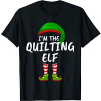 T-shirt de Noël Matching Family I'm The Quilting Elf pour hommes — T-shirts pour hommes