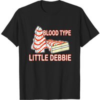 T-Shirt Blood Type Little Debbie Christmas Cake pour hommes — T-shirts pour hommes