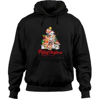 Hoodies de Noël Chihuahua pour unisexe noir — Sweats à capuche pour hommes