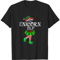 T-shirt de Noël Elf Licorne pour Hommes en Famille — T-shirts pour hommes