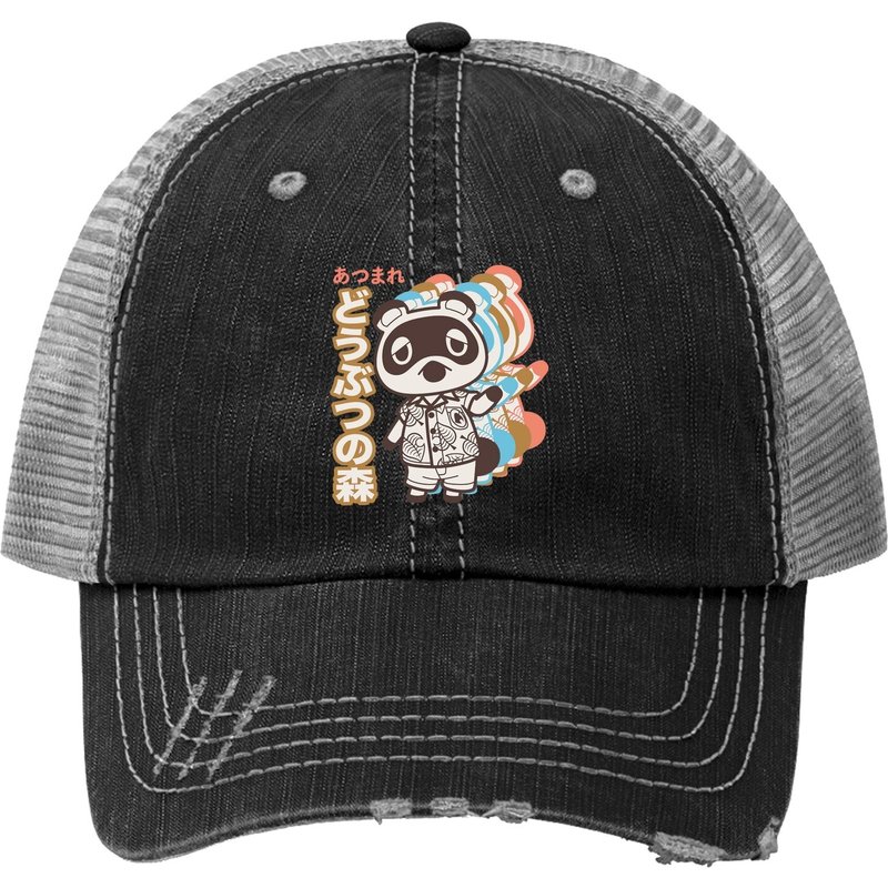 Casquette Trucker Animal Crossing Tom Nook — Casquette de baseball