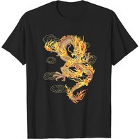 T-shirt pour hommes avec symbole du dragon chinois traditionnel — T-shirts pour hommes