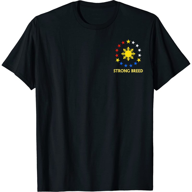 T-shirt Filipino Sun pour hommes - Fierté philippine-américaine Strong Breed — T-shirts pour hommes