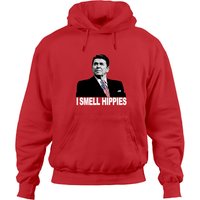 Hoodie Patriotic Legend Ronald Regan I Smell Hippies — Sweats à capuche pour hommes