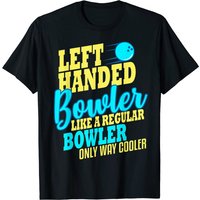 Bowling Left Handed T-shirt for Men - Funny Team Gift