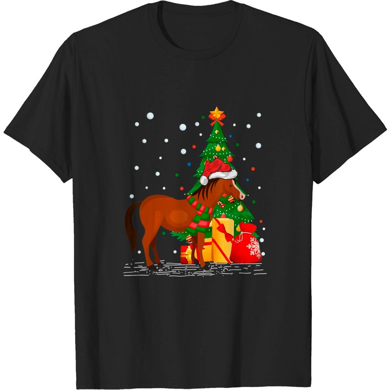 T-shirt de Noël avec chapeau de renne pour hommes — T-shirts pour hommes