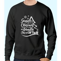 Gonna Go Lay Under The Tree Sweatshirt de Noël pour Unisexe