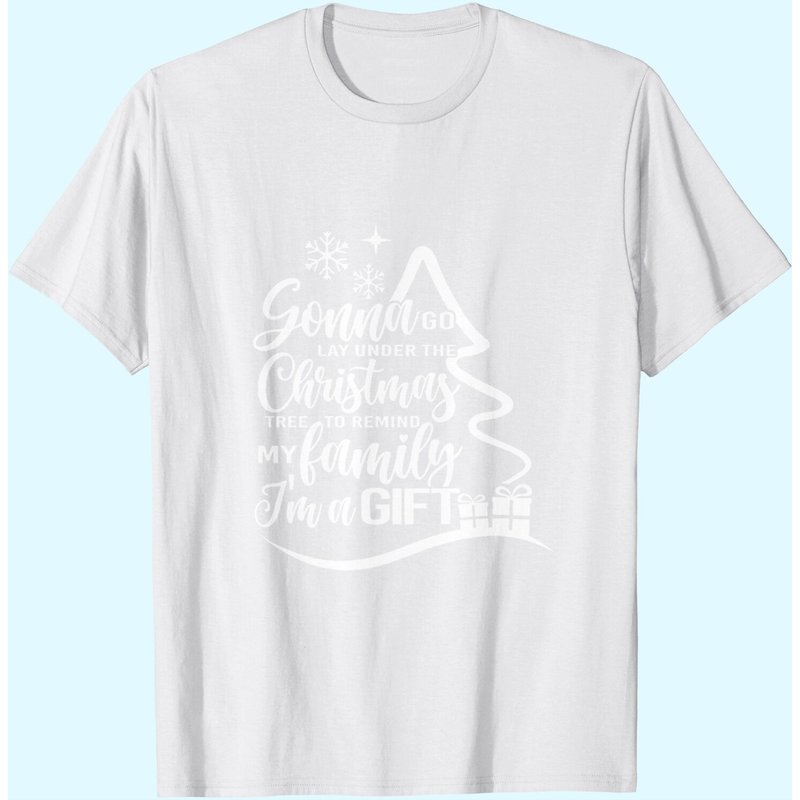 T-shirts de Noël Gonna Go Lay Under The Tree pour hommes — T-shirts pour hommes