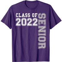 2022 Senior Class of 22 T-Shirt for Men - Black — Mens T Shirts