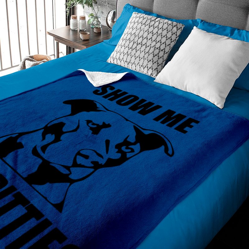 Couverture pour bébé Show Me Your Pitties Amateurs de Pitbull — Couvertures pour bébé
