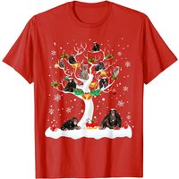 Monkey Christmas Corgi Lover Matching Pajamas T-Shirt for Men