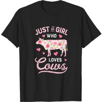 T-shirt à motif vache pour hommes - Just A Girl Who Loves Cows
