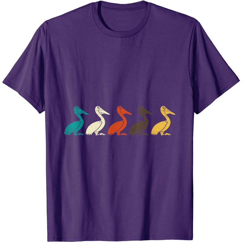 Tropical Pelican Ornithology T-Shirt for Men