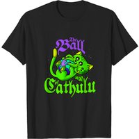T-shirt Cthulhu Cute pour hommes en noir — T-shirts pour hommes