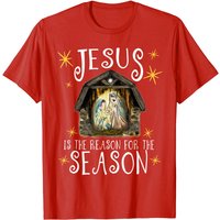T-shirt de Noël Nativité Jésus Est La Raison de la Saison — T-shirts pour hommes