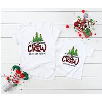 Personalized Christmas Crew Family Matching T-Shirt for Men