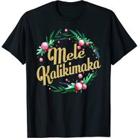 Hawaiian Merry Christmas Mele Kalikimaka T-Shirt for Men
