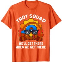 Turkey Trot Squad Thanksgiving Running Costume T-Shirt for Men — Mens T Shirts