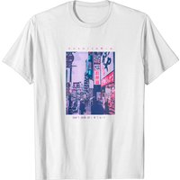 T-shirt graphique esthétique japonais Lofi Tokyo des années 90 pour hommes — T-shirts pour hommes