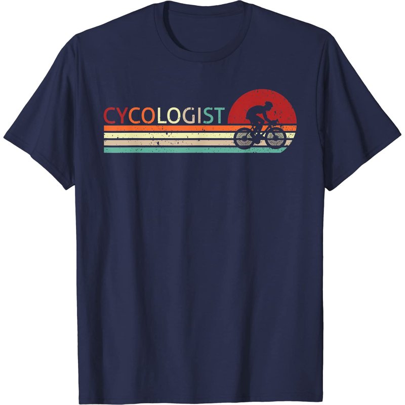 Cycologist Vintage Cycling T-Shirt for Men — Mens T Shirts