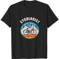 T-shirt Vintage Cycliste Amusant Cycologist pour Hommes