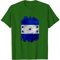 T-shirt Distressed Catracho Motagua avec Drapeau Hondurien pour Hommes