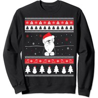 Sweatshirt de Noël Amusant pour Chien Old English Sheepdog — Sweats à capuche pour hommes