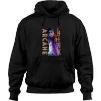 Hoodie Unisexe Arcane Jinx League Of Legends Noir — Sweats à capuche pour hommes
