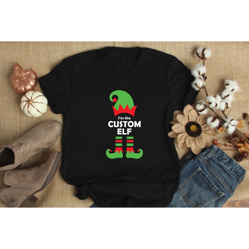 T-shirt Custom Elf I Am The Custom Elf pour hommes — T-shirts pour hommes