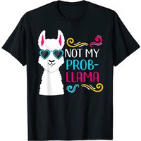 T-shirt No Probllama pour hommes - Design drôle de lama