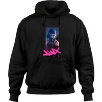 Hoodie Noir Unisexe Arcane Jinx League Of Legends — Sweats à capuche pour hommes